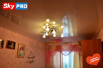 Натяжной потолок с фотопечатью в спальне отзыв